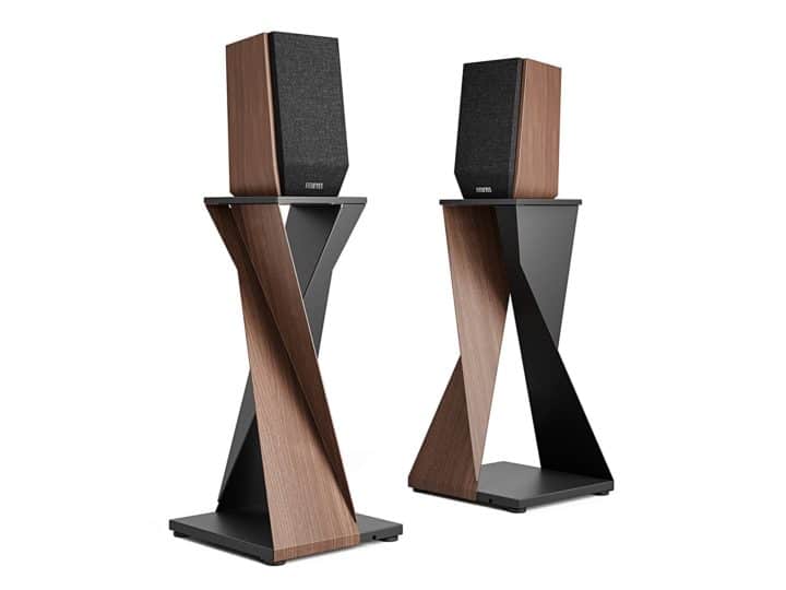 FITUEYES Speaker Stand – Walnut